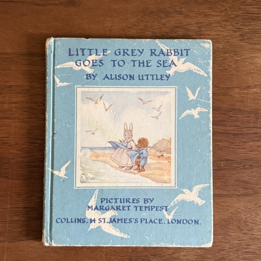 Little Grey Rabbit Goes to the Sea By Allison Uttley 1954 Children book